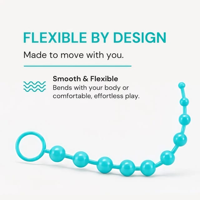 ClimaxBeads showing the flexible features