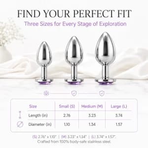 IrisChrome size chart