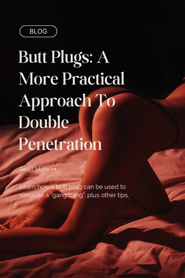 butt-plug-guide-blog-banner Moody red-lit bedroom scene for an intimacy guide blog
