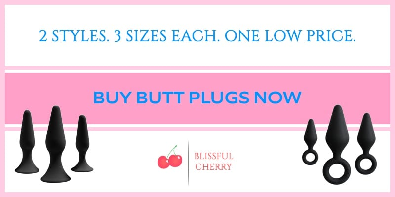 Buy butt plugs from Blissful Cherry